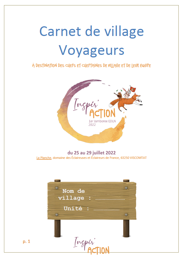 Carnet de Village - Voyageurs - V1